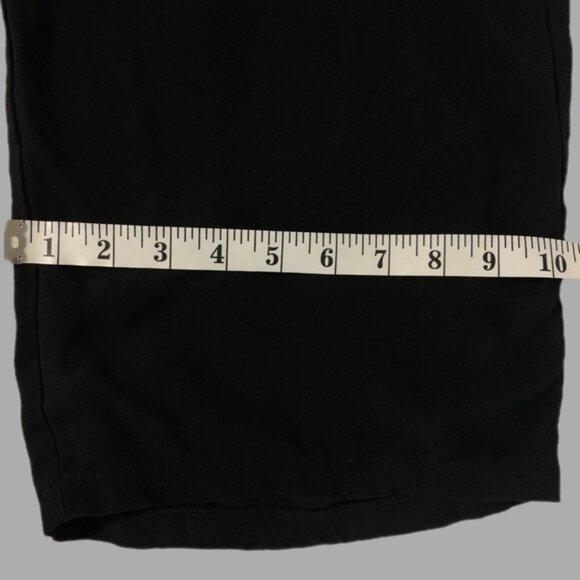 Eileen Fisher Black Elastic Waist Pull-on Straight Leg Pants Size Medium - Picture 6 of 9